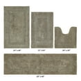 thumbnail image 2 of Better Trends Bathroom Rugs 4 Piece Set 100% Cotton Soft Bath Rug, Water Absorbent, Reversible, Machine Washable for Bathroom Decor Toilet Base Contour, Runner Rug Beige Lux Collection, 2 of 4