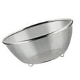 thumbnail image 4 of Colador de cocina multifuncional de acero inoxidable para lavar arroz, colador de alimentos con base para frutas y verduras, 22 x 9 cm (8,7 x 3,5 pulgadas), 4 of 13
