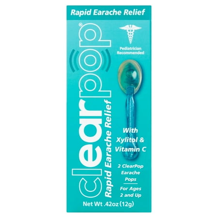 ClearPop Rapid Earache Relief Pops, 2 count, .42 oz
