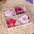 thumbnail image 4 of PENGXIANG Christmas Ornament  Hole Design Unique Tree Hanging Pendant  12pcs For Shop Party, 4 of 7