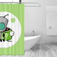 thumbnail image 6 of Invader Zim Shower Curtain Bathroom Decor Polyester Waterproof Bath Curtains With Hooks 60x72 Inches, 6 of 8