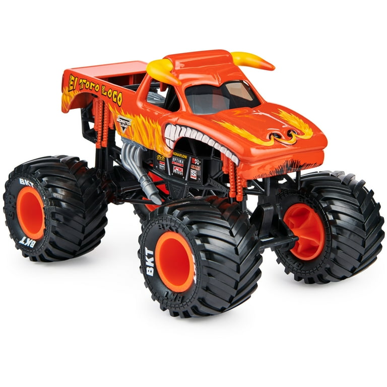 Monster Jam Official El Toro Loco Remote Control Monster Truck, 1:24 Scale  - New