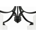 thumbnail image 4 of 50524-FB-WG Craftmade Lighting Bolden - Four Light Chandelier in Transitional Style - 23 inches wide by 22 inches high-Flat Black Finish-White/Frost, 4 of 13