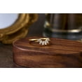 thumbnail image 3 of 14K Yellow Gold Marquise Oval Shape Moissanite Crown Engagement Ring for Women, 3 of 5