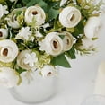 thumbnail image 6 of BalsaCircle 4 Ivory Bouquets 12 in Artificial Flowers Silk Mini Ranunculus Wedding Party Events Decorations Supplies, 6 of 8