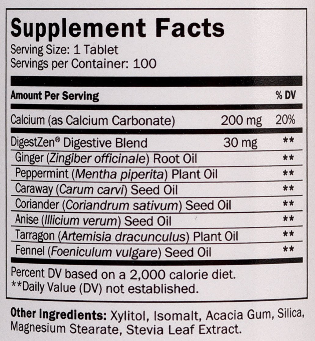 doTERRA DigestZen DigestTab - 100 Chewable Tablets
