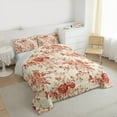 thumbnail image 3 of Feelyou Vintage Western Floral Queen Comforter Set, Rustic Farmhouse Bedding Sets, Teen Child Kid Adult Reversible Bedding Comforter Set, Ultra Soft Home Decor, 3pcs, 3 of 8