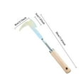 thumbnail image 3 of 2025 L-Shaped Weeding Tool - Stainless Steel, Long Handle, Sharp Blade, for Cracks & Moss, Ergonomic Grip, Handheld Garden Sickle, 3 of 5