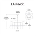 thumbnail image 3 of Dainolite LAN-246C-VB 6 Light Incandescent Chandelier, Vintage Bronze, 3 of 4