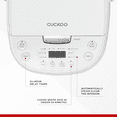 thumbnail image 2 of CUCKOO 12-Cup Cooked (6-Cup Uncooked) Micom Rice Cooker & Warmer, Ceramic Coated Inner Pot, Smart Fuzzy Logic, CR-0605F, 2 of 11