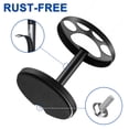 thumbnail image 4 of Soporte para cepillos de dientes Songsoso, metal y acero inoxidable, negro, 4 of 8