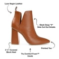 thumbnail image 4 of Journee Collection Womens Neima Pointed Toe Block Heel Ankle Booties, 4 of 6