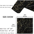 thumbnail image 4 of GZHJMY Stylish Black Gold Marble Stone Print Cloth Napkins, Set of 4 20 x 20 Inch Soft & Comfortable Polyester Dinner Napkin for Family, Restaurant, Weddings, Parties, Cocktail, 4 of 6