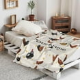 thumbnail image 4 of Cute Chicken Blanket Rooster Throw Blanket for Kids Adults, Chicken Gifts for Chicken Lovers, Soft Cozy Chicken Throw Blankets for Bed Couch Sofa Chicken Decor 80x60 Inches, 4 of 6