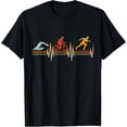 thumbnail image 1 of Camiseta de triatlón vintage para natación y triatleta, 1 of 2
