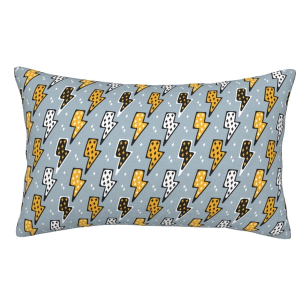 Balery Lightning Bolts Funda de Cojín Estampada, Regalos para Mujeres, Regalos de Amor para Ella, Regalos para Novia o Esposa, Funda de Almohada-14"x20"