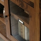 Sauder Dakota Pass TV Stand Credenza for TVs up to 60 quot Grand Walnut