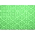 thumbnail image 1 of Ahgly Company Indoor Rectangle Abstract Emerald Green Contemporary Area Rugs, 4' x 6', 1 of 4
