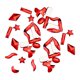 thumbnail image 2 of Vogacara 50 piezas de cristal conjunto brillo 3D puntas decoración uñas arte diamantes de imitación DIY artesanía manicura accesorios Juegos de manicura Rojo brillante, 2 of 6
