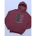 thumbnail image 3 of Groovy Techno Style Art Hoodie Women -Image by Shutterstock, Female Large, 3 of 4