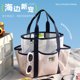 thumbnail image 2 of Beilian's new large-capacity beach tote bag is perfect for travel, swimwear storage, and is ideal for vacations. It's a convenient black travel bag for holidays., 2 of 5