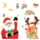 thumbnail image 2 of Pegatinas de copos de nieve para decoración navideña, pegatinas estáticas de Papá Noel, alce y muñeco de nieve, pegatinas para ventanas de Feliz Navidad, 2 of 4