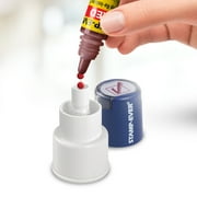 Stamp-Ever Pre-Inked Message Stamp – Checkmark, Red Ink – Impression Size: 3/4 Round