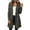 Dark Gray, variant on ZHOGXU Long Cardigans For Women Knit Long Sleeve Pleated Waist Sweater Outerwear Autumn Winter Casual Coat,Dark Gray,XL