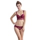 thumbnail image 4 of Conjunto de ropa interior para mujer Sonducket sujetador y bragas lencería ajustable Rojo 80A, 4 of 6