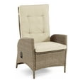 thumbnail image 2 of Furniture of America Dexrtus Wicker Recliner Chairs with Cushions Rattan for Outdoor, Brown, 2 of 5
