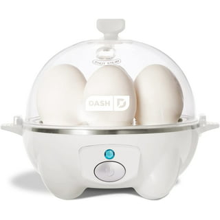Dash Deluxe Egg Cooker 500 Watts Poach, Soft Boil, Omelette 12 Egg Capacity  (White)
