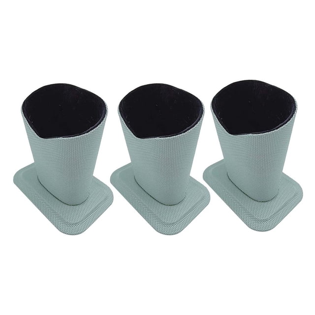 Soporte Colco 3 uds Anteojos Funda Protectora Forrada de Tela para Escritorio 3 Piezas Soporte para anteojos de plata