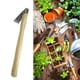 thumbnail image 2 of Herramienta de jardinería japonesa, azada de mano resistente, hoja de acero inoxidable resistente al óxido y la deformación, mango ergonómico de madera para mayor resistencia y eficiencia, 2 of 5