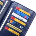 thumbnail image 6 of Sendefn Wallets for Women Genuine Leather Credit Card Holder with RFID Blocking Large Capacity Wristlet, 6 of 7