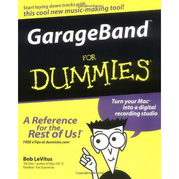 Pre-Owned GarageBand For Dummies (Paperback) 0764573233 9780764573231