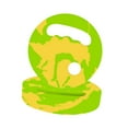 thumbnail image 2 of Discos de ejercicios acuáticos, discos de natación de espuma EVA, equipo aeróbico cómodo, resistencia de piscina para entrenamiento acuático de verano Verde Amarillo, 2 of 8