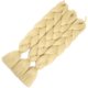 thumbnail image 3 of Paquete de 3 extensiones de cabello sintético NQ Textura Yaki 24 pulgadas rubio, 3 of 5
