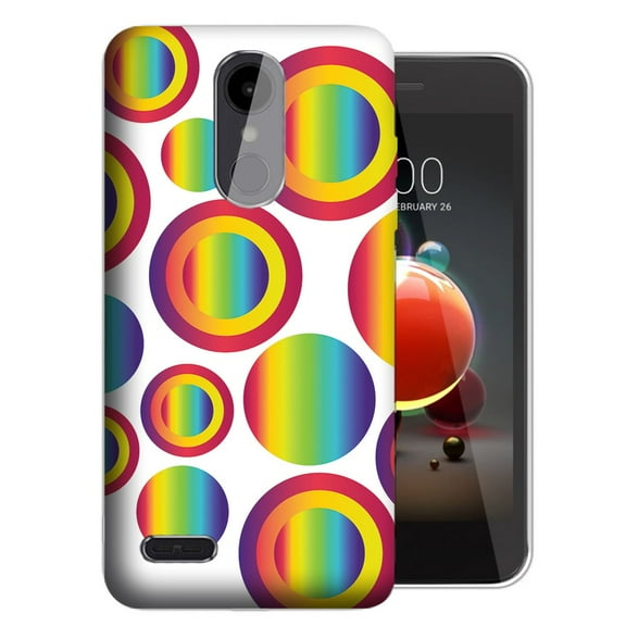 MUNDAZE LG Stylo 5 Rainbow Bubbles Design Phone Case Cover