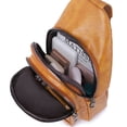 thumbnail image 3 of Bolso de Pecho Bolso Bandolera Multifuncional Ligero para Hombres Mujeres (Amarillo), 3 of 9
