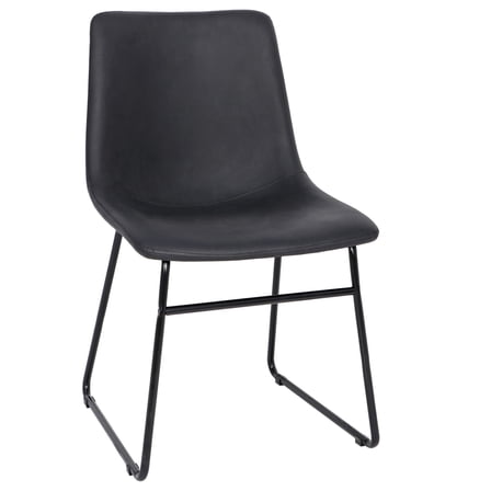 XgoodX Set of 2 Dining Chairs Upholstered Side Chairs PU Leather Dining Room Chairs