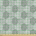 thumbnail image 2 of Abstract Fabric by the Yard, Basic Monochrome Continuing Layout of Minimal Polka Dots Modern Vibes, Upholstery Fabric for Dining Chairs Home Decor Accents, Charcoal Grey and White by Ambesonne, 2 of 5