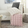 thumbnail image 6 of Nourison Luminescence Ivory Decorative Throw Pillow , 20" x 20", 6 of 7
