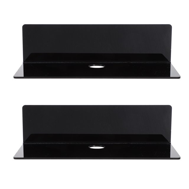 MasteelfCA 2pcs Household Loudspeaker Storage Stand Wall Storage Shelf Clock Storage Holder