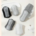 thumbnail image 3 of Fraobbg 6 Pack Baby Girls Non Slip Crew Socks For Toddlers Cotton Grips Ankle Socks Colorful, 3 of 7