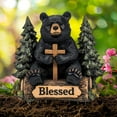 thumbnail image 6 of Gmogad Acrylic Bear & Moon Garden Stake - 11.8x7.9in Weatherproof Outdoor Decor - Spiritual-Themed Yard Art for Flower Beds & Patio Landscaping, 6 of 6