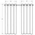 thumbnail image 4 of CURTAIN PANEL - 2PCS / 54"W X 84"H GREY ROOM DARKENING, 4 of 9