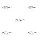 thumbnail image 3 of Jumpingount Montura de gafas de lectura, gafas de hipermetropía cuadradas de negocios, herramienta de observación ligera, hogar, adultos, Type2 NO2, 3 of 6
