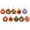 Style_ D, variant on 10Pcs Christmas DIY Diamond Painting Pendant Kit 2D Flat Gem Art Craft Hanging Loop Set for Christmas Tree Branch and Family Gathering Setup