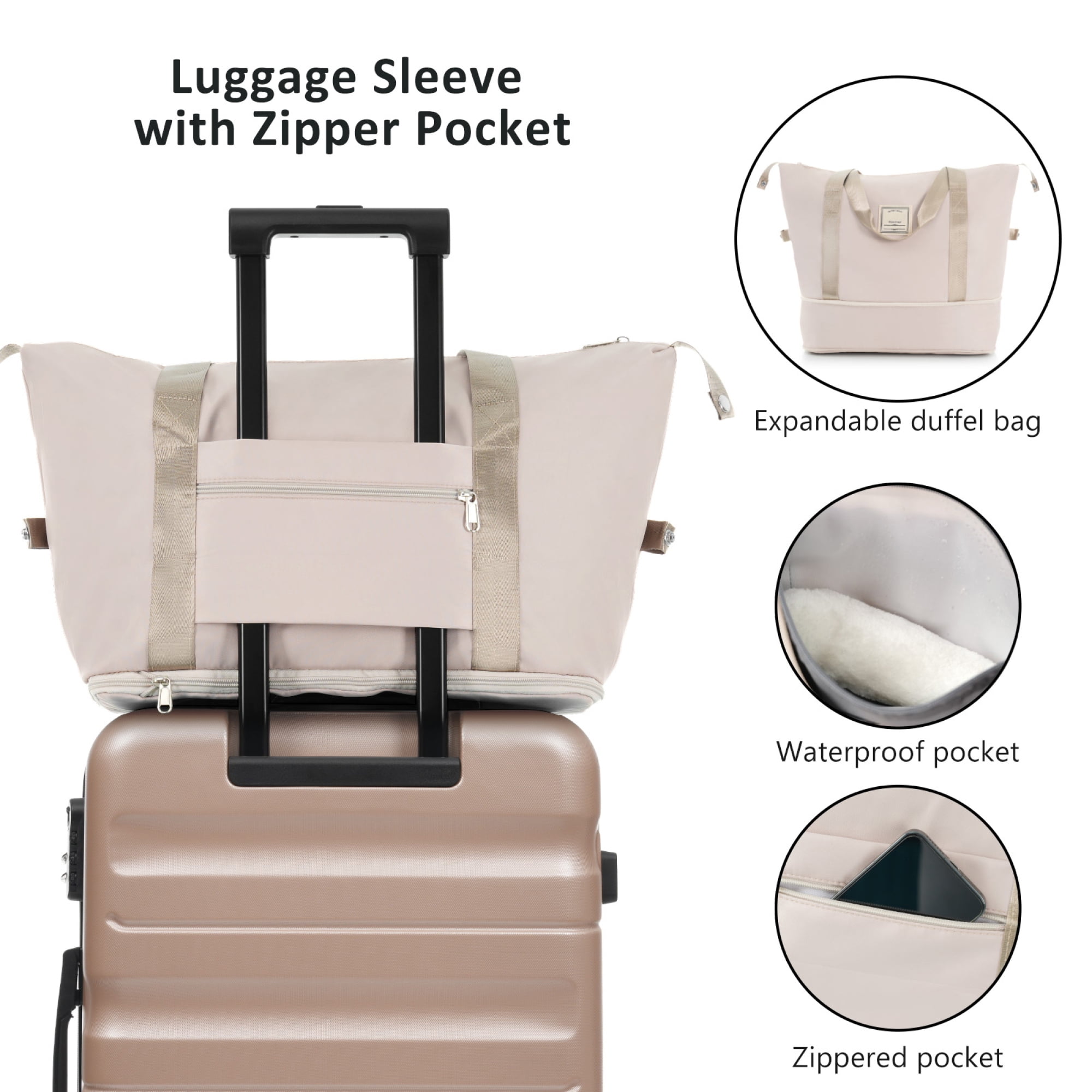 Hardshell ABS Luggage Set - Carry-On Suitcases with Dual Spinner Wheels,Check-In Sizes for Travel & Business