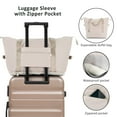 thumbnail image 5 of Hardshell ABS Luggage Set - Carry-On Suitcases with Dual Spinner Wheels,Check-In Sizes for Travel & Business, 5 of 8